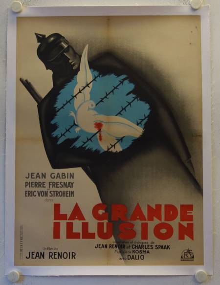 Die grosse Illusion originales französisches Filmplakat (R46)